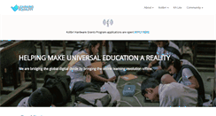 Desktop Screenshot of learningequality.org